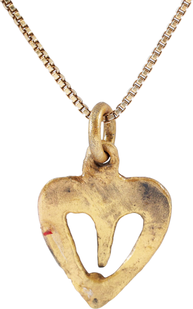 ANCIENT VIKING HEART PENDANT NECKLACE, 866-1067 AD - The History Gift Store