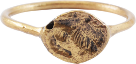 ROMAN SIGNET RING, 1ST-4TH CENTURY AD, SIZE 8 3/4 - The History Gift Store