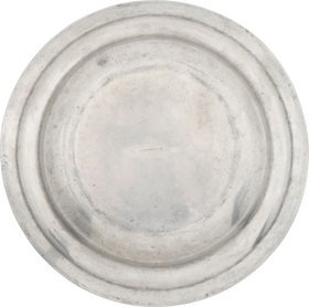 ENGLISH PEWTER PLATE FROM THE MOVIES C.1830 - The History Gift Store