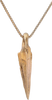 HELLENISTIC GREEK ARROWHEAD PENDANT NECKLACE, 300 - 100 BC - The History Gift Store