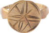 MEDIEVAL EUROPEAN CHRISTIAN RING, SIZE 7 1/2 - The History Gift Store