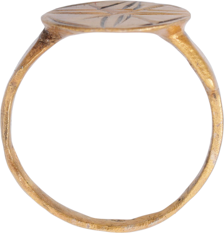 MEDIEVAL EUROPEAN CHRISTIAN RING, SIZE 7 1/2 - The History Gift Store