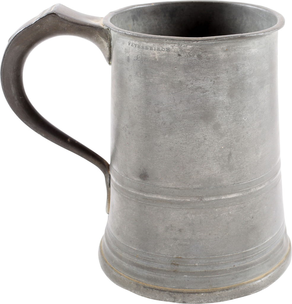 VICTORIAN PEWTER PUB MUG. From the movies! Ex: stock of Ken Paul Ltd - The History Gift Store