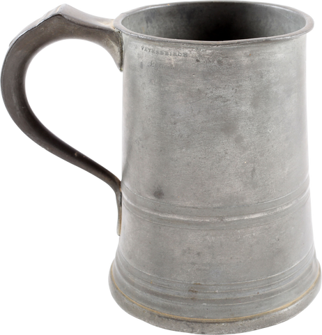 VICTORIAN PEWTER PUB MUG. From the movies! Ex: stock of Ken Paul Ltd - The History Gift Store