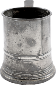 VICTORIAN PEWTER PUB MUG. From the movies! Ex: stock of Ken Paul Ltd - The History Gift Store