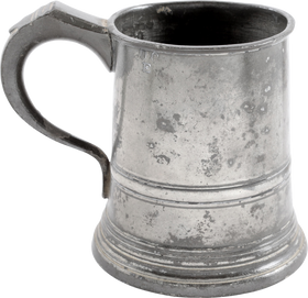 VICTORIAN PEWTER PUB MUG. From the movies! Ex: stock of Ken Paul Ltd - The History Gift Store