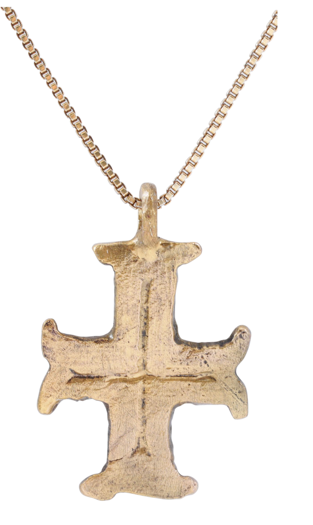 RARE MEDIEVAL EUROPEAN PILGRIM'S RELIQUARY CROSS - The History Gift Store