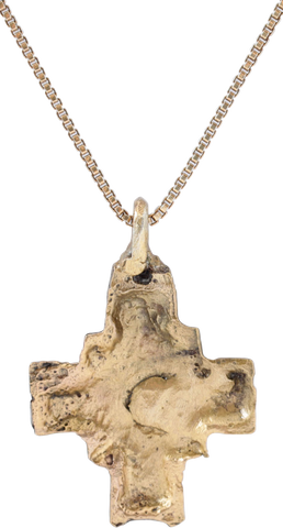 MEDIEVAL EUROPEAN PILGRIM’S RELIQUARY CROSS NECKLACE, 8th-12th CENTURY - The History Gift Store