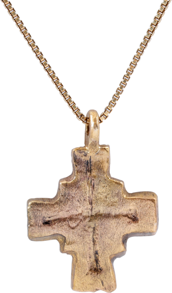 EUROPEAN RELIQUARY PILGRIM’S CROSS 7TH-10TH CENTURY - The History Gift Store