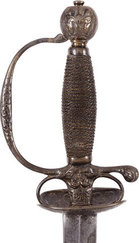 SILVER HILTED SMALLSWORD - The History Gift Store