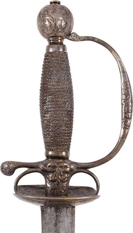 SILVER HILTED SMALLSWORD - The History Gift Store