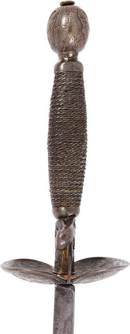 SILVER HILTED SMALLSWORD - The History Gift Store