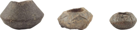 Three Medieval Spindle Whorls - The History Gift Store