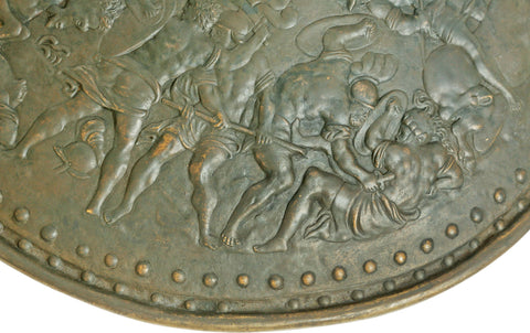 FINE VICTORIAN COPY OF A RENAISSANCE IRON SHIELD - The History Gift Store