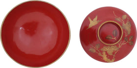 JAPANESE LACQUER BOWL AND COVER - The History Gift Store