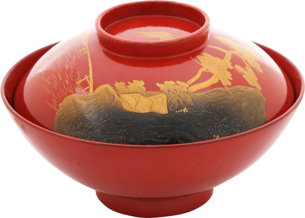 FINE JAPANESE LACQUER BOWL - The History Gift Store
