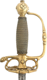 MILITARY OFFICER'S SMALLSWORD C.1700, PROBABLY SAXON - The History Gift Store