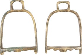 PAIR OF INDO-PERSIAN STIRRUPS - The History Gift Store