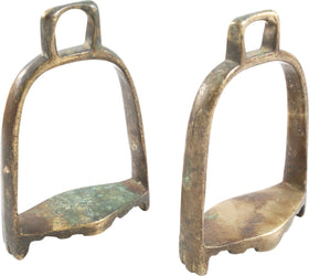 PAIR OF INDO-PERSIAN STIRRUPS - The History Gift Store