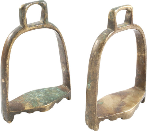 PAIR OF INDO-PERSIAN STIRRUPS - The History Gift Store