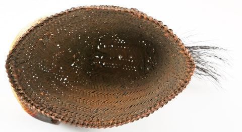 NAGA HEADHUNTER’S WICKER HELMET/HAT - The History Gift Store