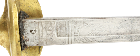 RARE US MODEL 1840 MARINE NON COMMISSIONED OFFICER’S SWORD - The History Gift Store