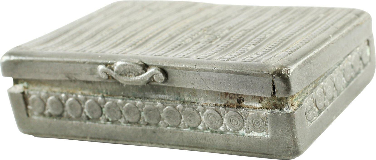 Pewter Snuff Box, Colonial to Napoleonic Wars Period