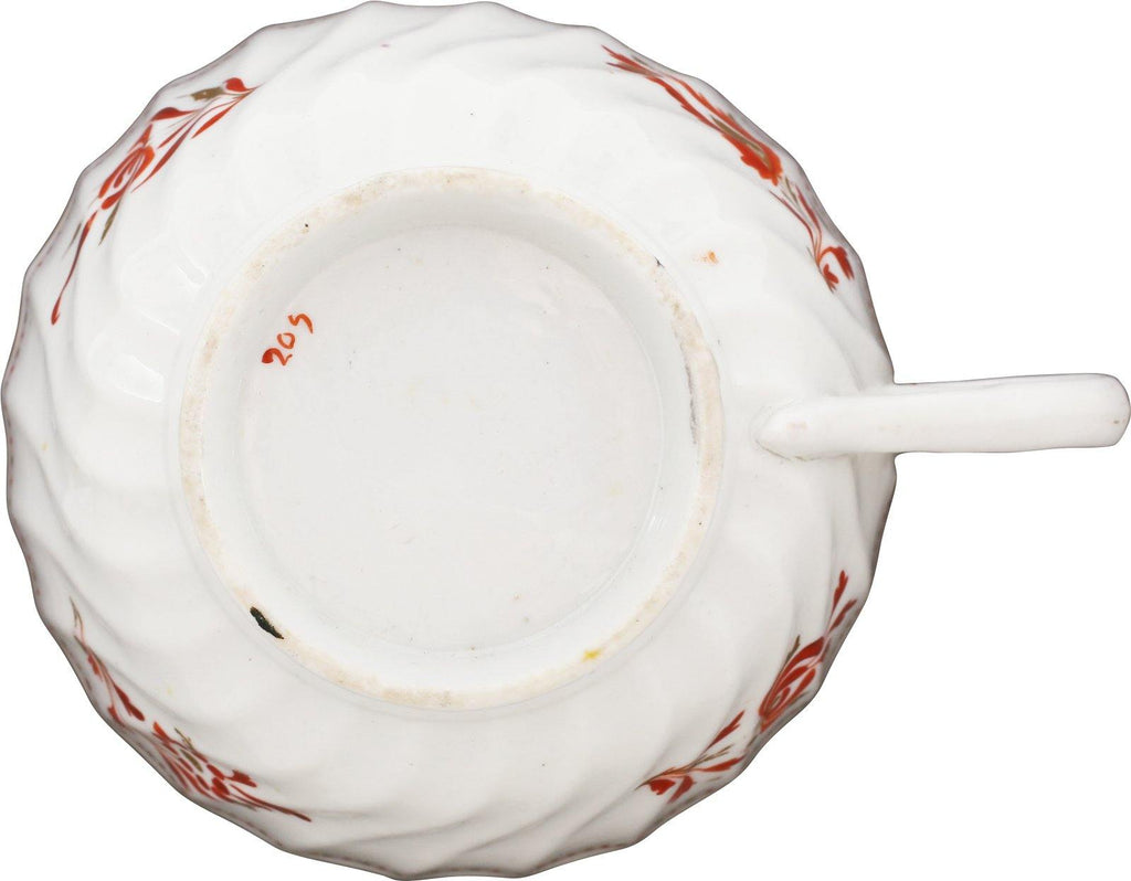 PINXTON PORCELAIN TEA CUP AND SAUCER C.1799-1813. - The History Gift Store