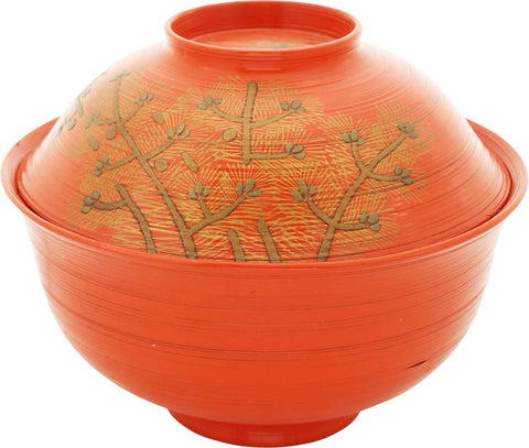 JAPANESE LACQUERED COVERED BOWL - The History Gift Store