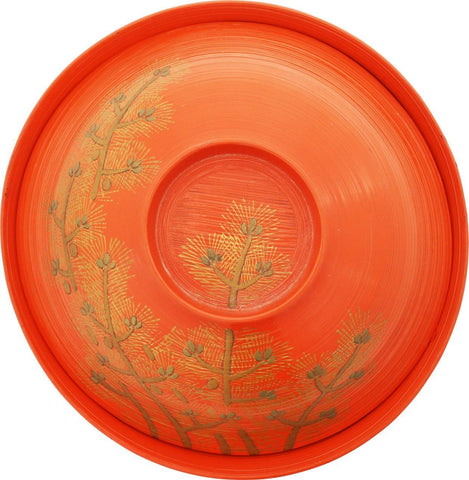 JAPANESE LACQUERED COVERED BOWL - The History Gift Store