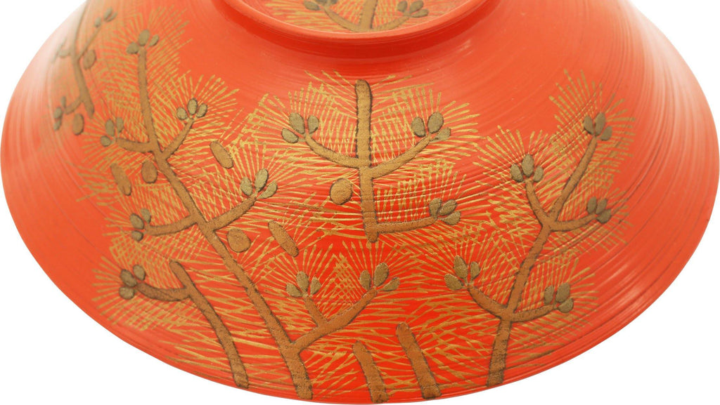 JAPANESE LACQUERED COVERED BOWL - The History Gift Store