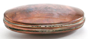 English Copper Snuff Box, Napoleonic Period C.1800 - The History Gift Store