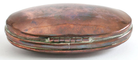 English Copper Snuff Box, Napoleonic Period C.1800 - The History Gift Store