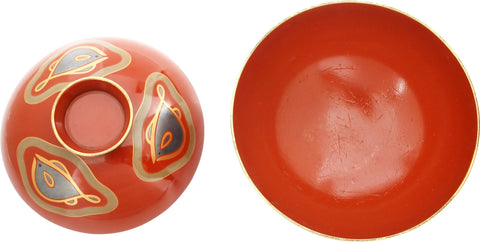 JAPANESE LACQUER BOWL AND COVER. - The History Gift Store
