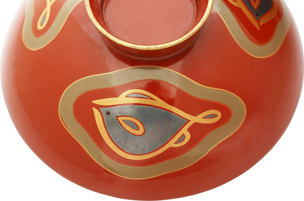 JAPANESE LACQUER BOWL AND COVER. - The History Gift Store