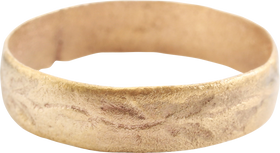 MEDIEVAL EUROPEAN MAN’S WEDDING RING, SIZE 11 - The History Gift Store