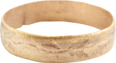 MEDIEVAL EUROPEAN MAN’S WEDDING RING, SIZE 11 - The History Gift Store