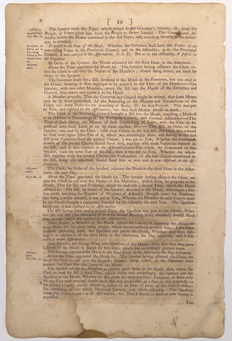 ACTUAL PAGE PRINTED BY BENJAMIN FRANKLIN IN 1752 - The History Gift Store