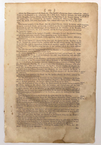 ACTUAL PAGE PRINTED BY BENJAMIN FRANKLIN IN 1752 - The History Gift Store