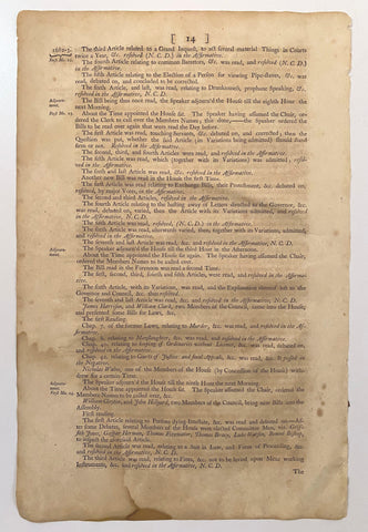 ACTUAL PAGE PRINTED BY BENJAMIN FRANKLIN IN 1752 - The History Gift Store