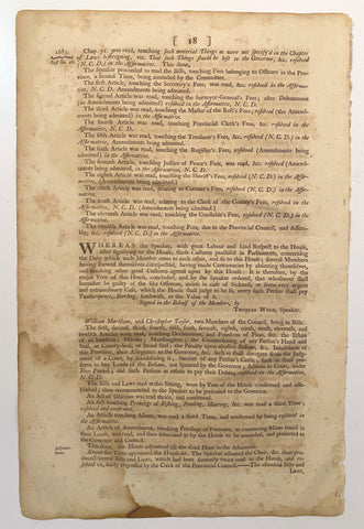 ACTUAL PAGE PRINTED BY BENJAMIN FRANKLIN IN 1752 - The History Gift Store