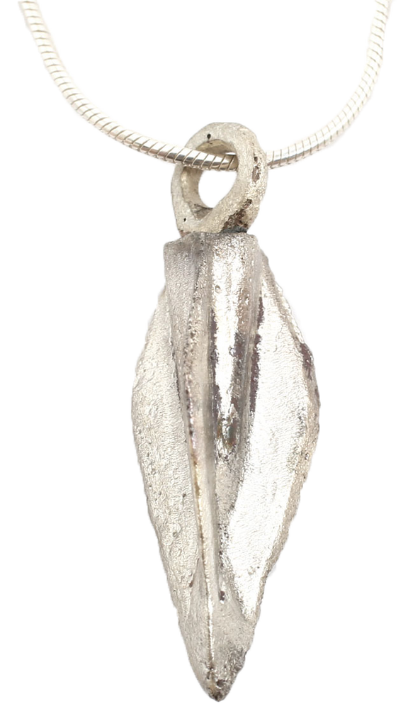 FINE GREEK ARROWHEAD PENDANT NECKLACE, C. 8th-3rd CENTURY BC - The History Gift Store