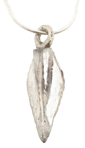 FINE GREEK ARROWHEAD PENDANT NECKLACE, C. 8th-3rd CENTURY BC - The History Gift Store