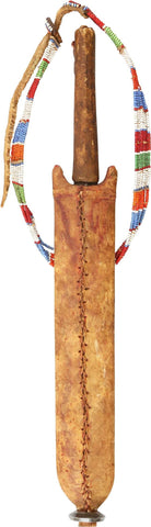 GOOD EARLY MAASAI BROADSWORD SEME. - The History Gift Store