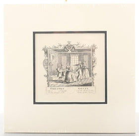 ORIGINAL WILLIAM HOGARTH: Theater Royal, 1757 - The History Gift Store