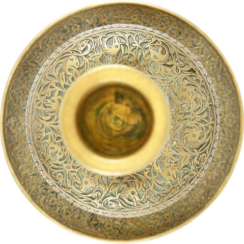 FINE INDOPERSIAN CANDLE STICK - The History Gift Store