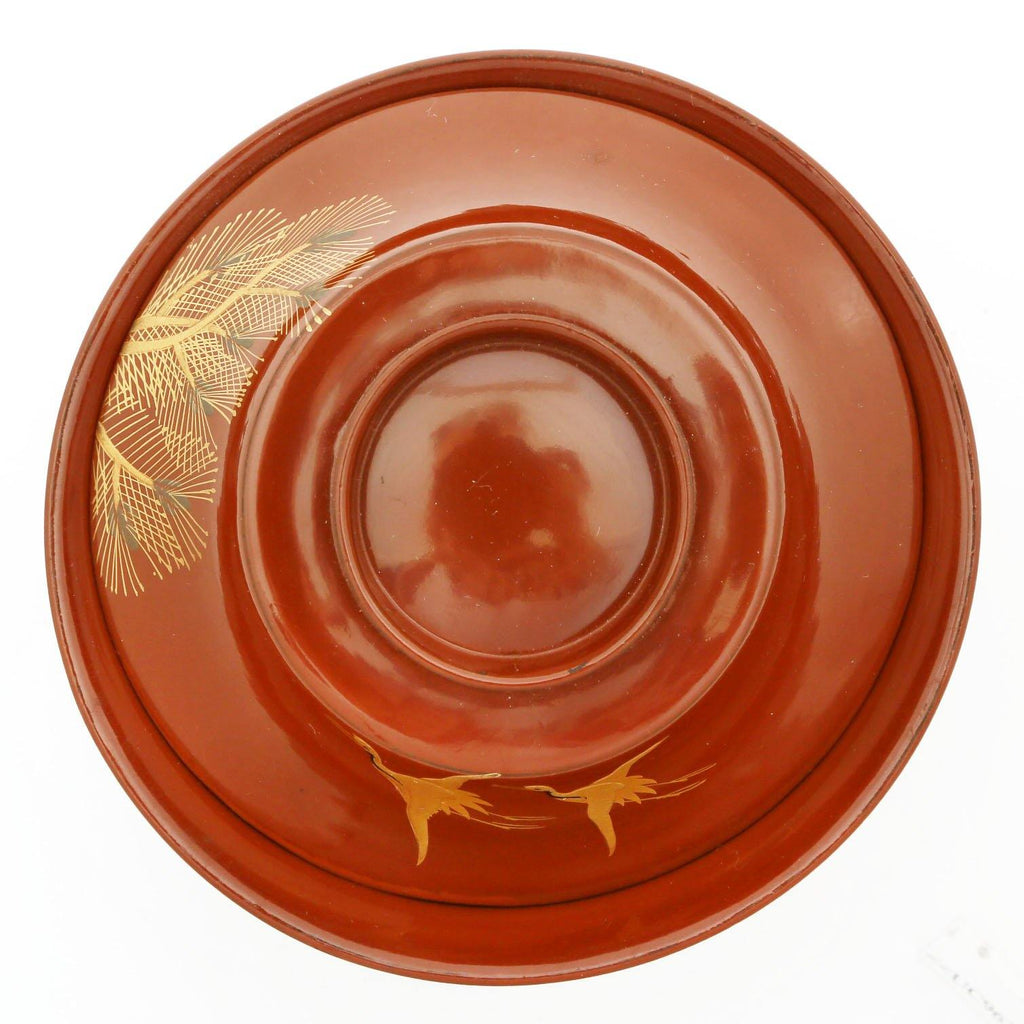 MEIJI PERIOD LACQUERED BOWL AND COVER - The History Gift Store