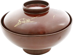 JAPANESE LACQUER BOWL AND COVER - The History Gift Store