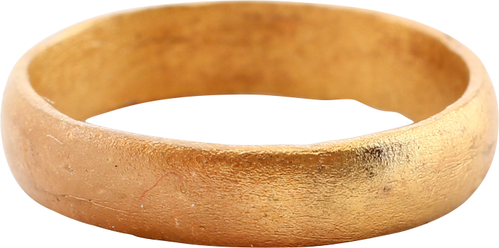 FINE ANCIENT VIKING WEDDING RING, SIZE 9 3/4 - WAS $180 - The History Gift Store