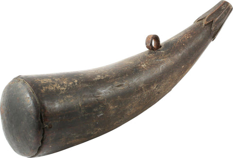 17TH CENTURY EUROPEAN POWDER HORN - The History Gift Store